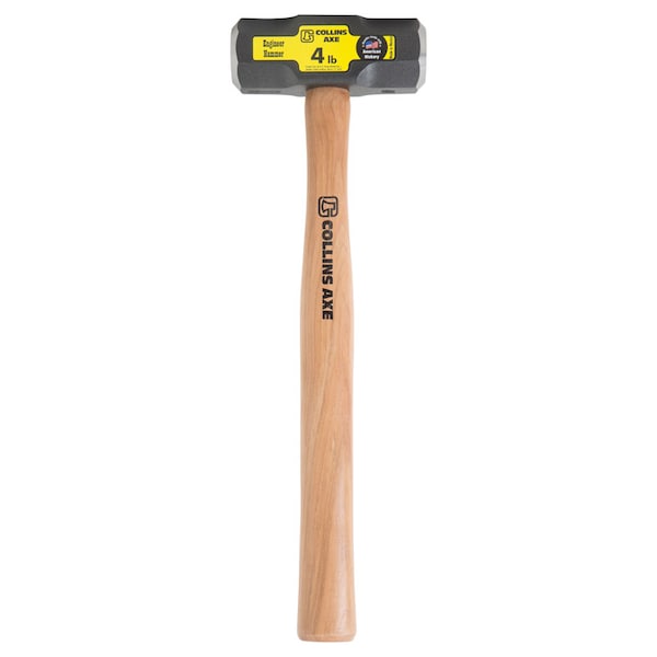 Collins Axe Collins 4 lb Steel Milled Face Engineering Hammer 16 in. Hickory Handle MD-4H/C/32443 - main